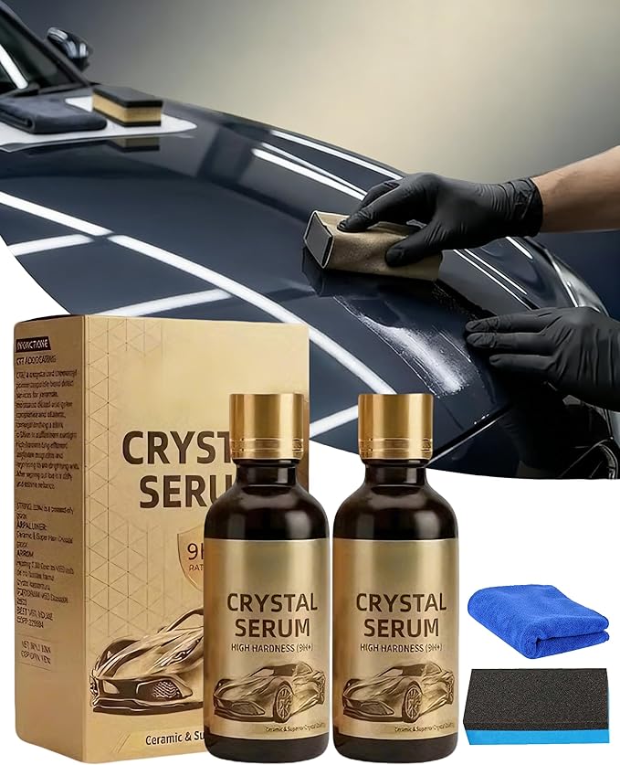 Graphene Ceramic Coating for Cars – 9H Hardness, 10+ Years Protection, Hydrophobic & Scratch Resistant, Long-Lasting Shine & Easy Maintenance (2 Pcs)