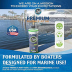 WAVESRX Salt Neutralizing Boat Soap & Jet Ski Wash with SiO2 Surface Protection (EpicWash+), Marine Grade Cleaner Removes Salt & Contaminants, Protective Ceramic Coating Prevents UV Damage