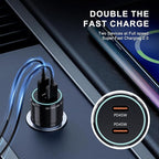 Samsung Super Fast Charger Type C Kit,45W PD USB C Wall/Car Charger for Samsung Galaxy S26/S25/S24/S23/S22/Plus/Ultra/FE/Note 20/10/A71,2020/2018 Pad Pro/Air,with 2X USB C-to-C Cable(6.6ft)