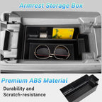 3PCS Center Console Organizer Compatible with 2021-2026 Nissan Rogue S/SV/Rock Creek, 2021-2022 Nissan Rogue SL, Lower Center Interior Storage Box, Dashboard Tray Only Fit 8-inch Screen