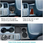 CDEFG 2022-2024 Maverick Car Cup Holder Organizer for Maverick Center Console CupHolders Expander Fit for First Row and Second Row 2022 2023 2024 Maverick Pickup Truck Interior Accessories, 2PCS