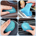 TeSabMi Car Cleaning Gel Car Cleaning Putty Car Putty Car Interior Cleaner Car Slime Car Detailing Kit Car Accessories Gifts for Men Women Stocking Stuffers Light Blue