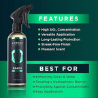 Armour Detail Supply - Beads Touchless Sealant - Glossy Hydrophobic Spray Finish with Fast Cure Time for All Exterior Surfaces - 128 oz