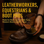 Eagle Saddle Soap for Leather – 3-Piece Saddle Soap Kit for Leather Cleaning, Boots, Tack, and Saddles – Includes Applicator and Cloth – Leather Soap and Conditioner for Leather Boots and Tack Care