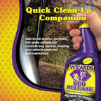 Wizards Bug Release - All Surface Bug Remover and Wash for All Vehicles - Softens and Neutralizes Acidic Bug Protein - Doubles as Spot Cleaner and Pre-Soak Car Cleaner - 22 Fl Oz