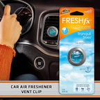 Armor All Fresh FX Car Air Freshener , Car Odor Eliminator, Tranquil Skies Scent, 0.08 Fl Oz