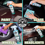Chemical Guys Swift Wipe Waterless Car Wash Spray – Safe Cleaner for Cars, Trucks, Motorcycles, RVs, Chrome, Paint & Glass – High Gloss Finish – 32 fl oz