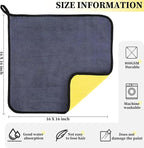 Microfiber Car Drying Towels, Auto Detailing Cleaning Cloths (Brown, Small)