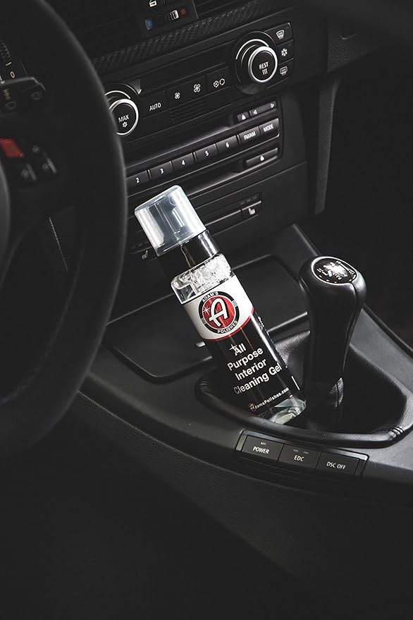 Adam's All Purpose Interior Cleaning Gel - Car Interior Cleaning For Interior Detailing Leather Seats, Vinyl Carpet, Upholstery, Plastic & Rubber Surfaces