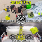 Chemical Guys CWS_110_16BK Car Wash Detailing Bucket, Mitt & Accessories Bundle (6 Items) Featuring Honeydew Snow Foam Car Wash Soap, 16 oz - Works on Cars, Trucks, SUVs, RVs & More