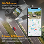 RexingUSA V1-4K Ultra HD GPS Dash Cam 2.4” LCD, Wi-Fi, 170° Wide Angle, G-Sensor, WDR, Loop Recording, Supercapacitor, Mobile App, CPL Filter, Supports 256GB