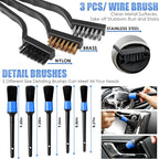 Viewsun Car Cleaning Kit, Car Interior Detailing Kit with High Power Handheld Vacuum, Detailing Brush Set, Windshield Cleaner, Cleaning Gel, Complete Auto Accessories for Men, Women