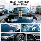 PTZ Crystal Serum – 9H Graphene Ceramic Coating for Cars, Advanced Hardness & Gloss, Water Beading Protection, DIY Car Paint, Glass & Wheel Care (2pcs)
