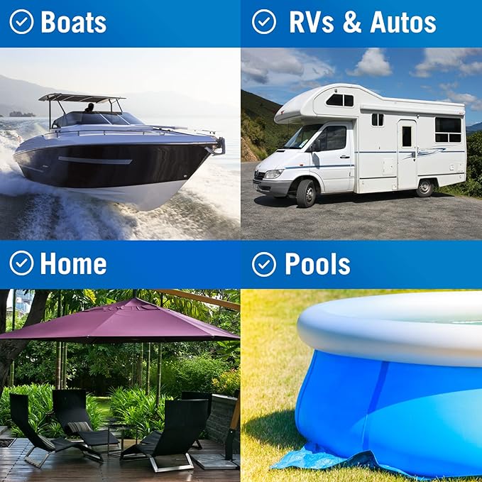 Boat Vinyl Cleaner Upholstery and Seat Cleaner Protectant for Marine Vinyl Windows and Pontoon Interiors Effective Boat Cleaning Supplies and Conditioner Products