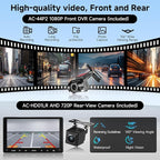 ATOTOZONE 9" Android Double-DIN Car Stereo with 1080P Dashcam & Backup Camera, Wireless CarPlay Android Auto, WiFi/USB Tethering, GPS Track, EQ/Bluetooth/FM/AM, LRV, ChatGPT, OTA Upgrade