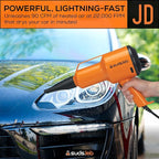 Suds Lab JD Jet Dry Car Drying Blower with 2 Nozzles & 20 ft Power Cord – 1.5 HP Powerful & Compact Car Dryer Air Blower for Removing Water, Dust & Debris