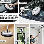 Ordenado 62" Car Wash Brush Kit Mitt Mop Sponge with Long Handle Chenille Microfiber Car Cleaning Brush Kit Supplies Car Washing Mop Kit Car Care Kit of Scratch-Free Replacement Head for Car RV Truck