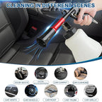 PARAROSE Car Cleaning Gun Detailing Interior Dryer Air Blow Gun, High Pressure Blower Gun, Car Detailing Kit Interior Cleaner（1L Capacity，Black）