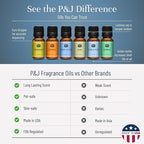 P&J Fragrance Oil Clean Home Set | Lemongrass, Fresh Cotton, Clean & Fresh, Aloe, Bamboo, Orange Candle Scents for Candle Making, Freshie Scent, Soap Making Supplies, Diffuser Oil Scents
