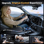 Wireless CarPlay Adapter for Apple [2026 Upgraded A7-Ultra Chip] Multi-User, Full-Auto Car Play Wireless Adapter for iPhone 6-17 Pro Max, Zero Latency, Cars 2015+, Plug & Play