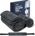 Wigoo Microfiber Car Drying Towels 36" x 24" [1300GSM Ultra-Absorbent, No Streaks & Scratches] Dual-Sided Edgeless Cleaning Towel with Twisted Loop, for Auto Detailing, Car, SUV, Truck (3-Size Set)