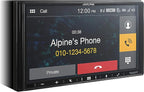 Alpine iLX-W650 7" Double DIN Touchscreen Digital Multimedia Receiver with Bluetooth, Apple CarPlay and Android Auto