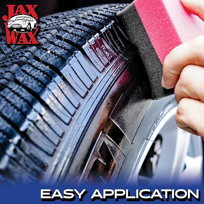Jax Wax Super Blue Commercial Grade Solvent Based Dressing for Rubber, Plastic, and Vinyl (16 oz)