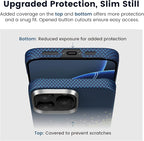 pitaka for iPhone 16 Pro Max Case Compatible with MagSafe, Thin & Light Case iPhone 16 Pro Max with a Caseless Feel, 1500D Aramid Fiber Woven [Tactile Woven-Milky Way Galaxy]
