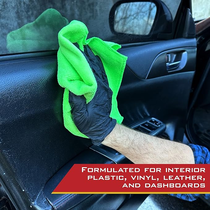 Auto Magic Complete Interior VOC Compliant Water-Based Silicone Cleaner Dressing for Plastic, Vinyl, Rubber, Leather, Dashboards with UV Protection and Anti Static