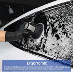 Curveball Detail Brush, Car Ultra Soft Bristles Detailing Brushes, 4PCS Professional Auto Cleaning Brush, Covers Large Area Inside or Outside Vehicles, Exterior Interior Brush- Gray