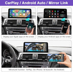 NINETOM 2026 Upgraded 10.25" Touchscreen Wireless CarPlay Android Auto Receiver Compatible with BMW 3/4 Series F30/F31/F32/F33/F34/F36 (2012–2016), for NBT System
