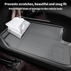 Center Console Organizer Lower Tray for Toyota Sienna 2021-2026 Accessories Upgraded Console Bottom Organizer Silicone(Gray)