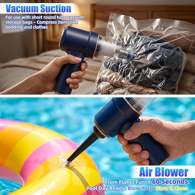 Jahy2Tech 2026 New Bug Vacuum with Long Nozzle for Adults&Kids&Garden, 5 in 1 Handheld Fly Vacuum Catcher for Spider Insect Wasps Bees Ants Ladybugs, Humane Indoor/Outdoor Cordless Catch and Release