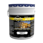 Armor AR350 Low Gloss Wet Look Concrete Sealer 5 Gallon - Professional Grade Color Enhancing Solvent Based Acrylic Sealer for Exterior Concrete and Pavers - 350 VOC