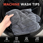 SEAMETAL Microfiber Towels for Cars Drying Towels Car Detailing 35"x 24" Extra Large Ultra Absorbent for Cars and Trucks, Without Streaks, Scratches, or Water Spots (2 Pack Gray)