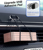 2 Pack Magnetic Phone Holder for Car, Upgrade Magnet - 360 Rotation and Easy Installation, Compatible with All Smartphones,Dashboard Car Phone Holder,Must be Used Together with Iron Sheets