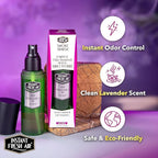 Smoke Vanish - Smoke Odor Eliminator Spray - Removes Odor Instantly with Noxban™ - Eco-Friendly - For Home, Car, & Travel - Lavender Scent - 4 oz.