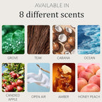 Car Air Freshener - Stone Air Freshener - Car Odor Eliminator - Long Lasting Scent - Car Scent - VISOR CLIP INCLUDED (Candied Apple)