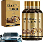PTZ Crystal Serum, Graphene Ceramic Coating for Cars, 9H Hardness Spray Coating, Crystal Gloss Auto Coating Liquid for Paint, Glass & Wheels, Easy DIY Car Detailing (3Pcs)