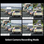 3 Channel Dash Cam Front and Rear Inside,Dash Cam pro 2025,Interior Car Camera,2.5K Single Front,Dash Camera for Cars with IR Night Vision,24Hr Parking Monitor 1S Recording,Free 64G Card