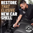 Chemical Guys Leather Scent Premium Air Freshener & Odor Eliminator – Car Air Freshener Leather Scent– Eliminates Odors and Refreshes Cars, Trucks, SUVs and RVs, 16 oz