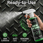 New Car Smell Spray (16oz), Made in USA | Long Lasting Car Air Fresheners Eliminates Odor - Air Fresheners for Cars, Trucks, & Other Vehicles – Fresh Scent Air Freshener Spray by Evo Dyne (3-Pack)