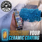 Chemical Guys HydroSlick Intense Gloss Sio2 Ceramic Coating Hyperwax (16 fl oz) and HydroSuds Ceramic SiO2 Shine High Foaming Car Wash Soap (16 fl oz, Berry Scent)