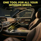 Car Interior Detailer Cleaner,UV Protection for Dashboard,Seat,Door Panel and Console,Safe on Leather,Vinyl and Plastic,Restore Color And Rejuvenate,Easy To Shine,Press Then Wipe Conditioner