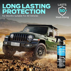 Premium Ceramic Coating for Cars- Extreme Hydrophobic Top Coat Polish & Car Coating Spray, Suitable for cars, pickup trucks, RVs, motorcycles, etc. Fast Application for Long-Lasting Shine & Protection