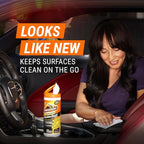 Armor All Original Protectant Wipes , Disposable Car Cleaning Wipes Renews and Revitalizes Automotive Interiors, 25 count