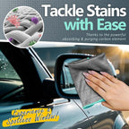 Airlab Microfiber Cleaning Cloth for Glass Cleaner Window Polishing Car Auto Detailing Lint Free Drying Dishes Kitchen Bathroom Magic Cleaning Cloths, Pack of 3, 12" x 12", Grey-Green