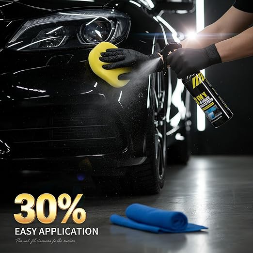 Ceramic Coating Spray for Cars Professional German-Engineered SiO₂ Ceramic Maintenance & Paint Protection Spray, High Gloss Hydrophobic Finish, Ideal After Wash, Before Rain & Road Trips