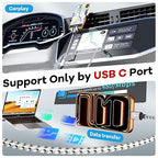 Travel Essentials 3in1 USB C Multi Charging Cable for iPhone Watch Charger,USB C to Type C/IP/iWatch Charger, Charging Cords for Multiple Devices Compatible with iWatch Series&iPhone 16-12 5FT