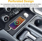 PIMCAR Center Console Cover for 2021-2026 Ford F150 &2022-2025 F150 Lightning XLT Pro Hidden Panel Secret Pocket Lid with USB Hole Interior Accessories (Fits into The Open Pocket in Front of Shifter)